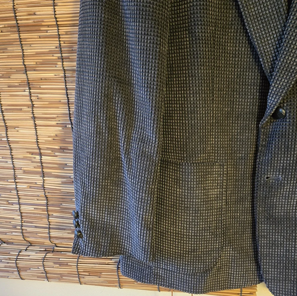Members Only Boxy Deep Waffle Corduroy Sport Coat Jacket - Picture 3 of 13